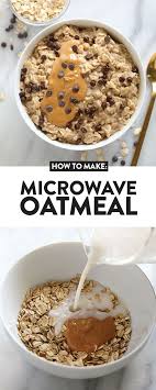 Only Have A Couple Of Minutes For Breakfast Make Either Rolled Oats Or Quick Cooking Oats In T Quick Oatmeal Recipe Cooking Rolled Oats Oats Recipes Breakfast
