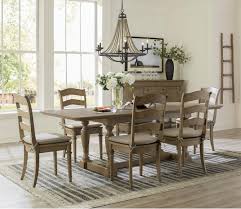 Milano 54'' pedestal dining table : Riverside Furniture Louis Farmhouse 587 Dining Room Group 1 Dining Room Group Dunk Bright Furniture Formal Dining Room Groups