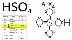 Hso4 Molecular Geometry Shape And Bond Angles Youtube
