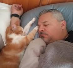 My fishing buddy brings me cold beers