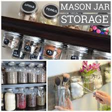 The mason jar storage and mason jar organization ideas on this board are sure to inspire you! 18 Awesome Ways To Organize Your House With Mason Jars