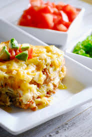 Maybe you would like to learn more about one of these? Layered Green Chile Chicken Enchilada Casserole Video