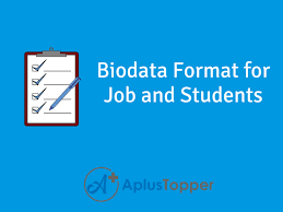 Plus, marriage biodata format examples. Biodata Format Biodata Sample For Job How To Write Biodata A Plus Topper