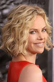 Charlene Theron Permed Hairstyles Spiral Perm Short Hair Short Permed Hair