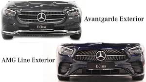 2021 E Class Avantgarde Vs Amg Line Mercedesbenz Youtube