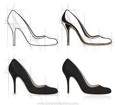 High Heel Shoe Design Shoe Design Sketches Heels Work Heels