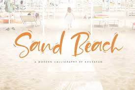 The number of windows truetype and opentype fonts that support unicode is slowly increasing. Sand Beach Font