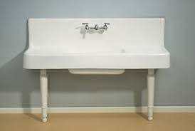cast iron farmhouse drainboad sink with