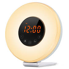 Amazon Com Irealist Touch Control Alarm Clock Sunrise Simulation Wake Up Light With Optional Rgb Night Ligh Alarm Clock Light Alarm Clock Sunrise Alarm Clock