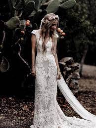 Vintage Lace Rustic Wedding Dresses Cap Sleeve Sheath Boho Wedding Dress Awd1347 Wedding Dress Cap Sleeves Lace Rustic Wedding Sheath Wedding Dress Lace