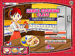 Fajitas Au Poulet Ecole De Cuisine De Sara Jeux Jeu Fr