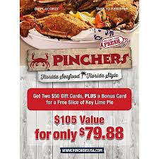 Pinchers Crab Shack Coupons 3300 Bonita Beach Road 120 Bonita Springs Fl