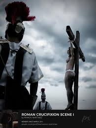 Roman crucifixion scene I by Ramon Martinez