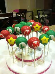 Vanilla and chocolate sponge filled with. Pin By Catherine Hendricks On Cake Pops And Cake Bites Mario Bros Cake Mario Bros Party Super Mario Birthday Party