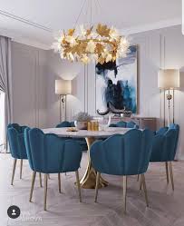 This Room Is Predominately Curved Shapes But I Like That There Is A Representation Of Straight Lines In Th In 2020 Luxury Dining Room Dining Room Design Luxury Dining