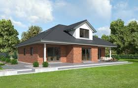 Ein massivhaus hergestellt als fertighaus mit wänden aus ziegelsteinen. Fertighaus Bungalow Mayenne Mit Ausgebautem Dachgeschoss Gussek Haus Hausbaudirekt De