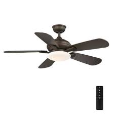 Shop bronze ceiling fan with light in traditional and modern styles. Flush Mount Ceiling Fans Lighting The Home Depot