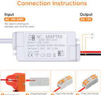 Karyoosi LED Power Supply 12V LED Driver 12W 1A 110V AC to ...