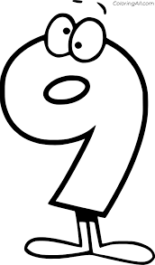 Primarygames is the fun place to learn and play! Surprise Number 9 Coloring Page Coloringall
