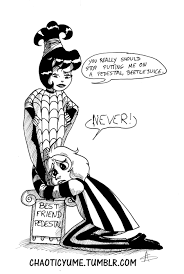 All credit to the source of each reblog. Beej X Lyds Chaoticyume Inktober Day 6 Come On We All