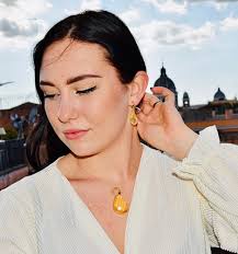 Natural Amber Earrings,large Amber Earrings,gold Earrings With  Amber,faceted Amber Earrings,gift for Her,genuine Baltic Amber,amber  Jewelry