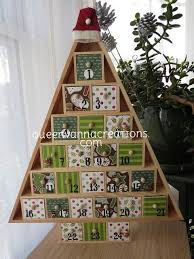 Wooden Tree Advent Calendar Christmas Tree Advent Calendar Christmas Preparation Wooden Advent Calendar