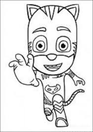 El pijama nos ayuda como barrera de higiene a lo largo de nuestro descanso, y evita que toquemos a los bichos que hayamos acumulado durante el día. Heroes En Pijama Para Colorear 2021 Dibujos De Pj Mask Para Pintar