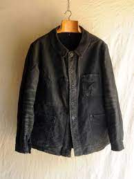 30sフランスヴィンテージ黒モールスキンワークjkt 20s40sリネン ヤフオク メンズファッション ファッション リネン