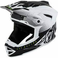 Fly Racing Default Full Face Mtb Bmx Helmet Youth Medium Matte White Black Helmet Motorcycle Helmet Design Bmx