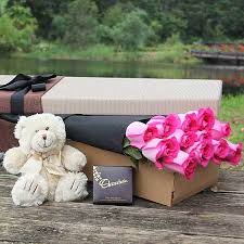 Established on the east coast of australia south of sydney, we have created the perfect luxury product for your romeo or juliet. Sweet Pink Roses Chocolate And Teddy Bear