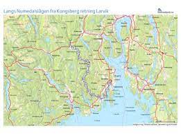 This map was created by a user. Langtur Langs Numedalslagen Sykkelstien S Blogg
