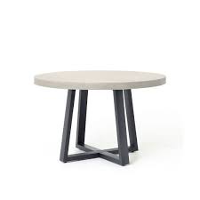 Slab Outdoor Round Dining Table 48 Round Dining Table Concrete Outdoor Dining Table Concrete Dining Table