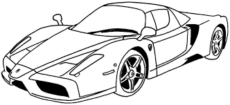 We have put together top 10 coloring pages of sports cars that your car freak kid would sure enjoy coloring. Printable Coloring Pages For Kids Cars Drawing With Crayons