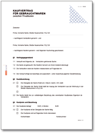 Hier finden sie die passende vorlage für einen kaufvertrag. Kaufvertrag Muster Privat Doc