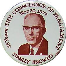 Politics1 Canada: Stanley H. Knowles, MP
