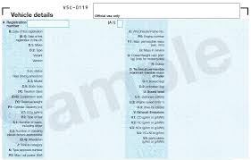 A Guide To The New V5c Vehicle Registration Document