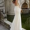 A more recent trend, illusion necklines are styles when there is a piece of lace, tulle, or netting that extends from the chest to the neck.there are many reasons why this style is now rapidly eclipsing the strapless dress in popularity. 1