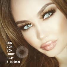 EOS Von Von light gray D=14 mm до -8.00