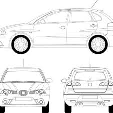Seat Ibiza Vector Freevectors Net Ibiza Beach Chair Umbrella Car Seats