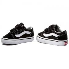 This is simple tutorial about how to tie laces. Sneakers Vans Old Skool V Vn000d3yblk Black Klettverschluss Halbschuhe Jungen Kinderschuhe Eschuhe De