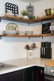 It has a chalkboard section so you can keep your schedule. Suite Thyme Airbnb Floating Kitchen Shelving Diy Show Off Diy Decorating And Home Improvement Blogdiy Show Off Diy Decorating And Home Improvement Blog