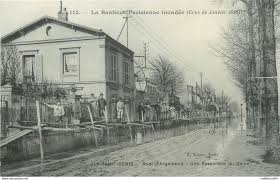 Janvier 1910 Quai D Argenteuil Une Passerelle Du Genie Saint Denis Passerelle Argenteuil