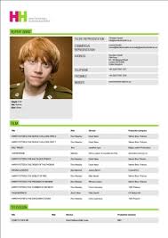 here's the best resume paper for actors