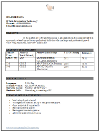 Resume format pick the right resume format for your situation. Resume Format Doc For Fresher 12th Pass Ixiplay Induced Info