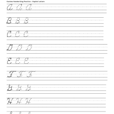 Thousands of free printable handwriting practice worksheets for kids! Cursive Letters Practice Sheets Pdf Letter