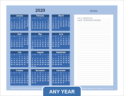 Annual hr activity calendar for 2021. Yearly Calendar Template For 2021 And Beyond