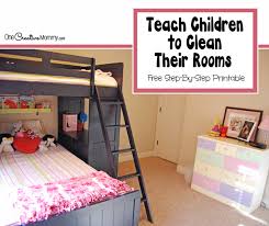 If your floor is a mess, move all junk onto your bed so that you are forced to tidy it away, otherwise you won't have a bed to sleep in. How To Teach Children To Clean Their Bedroom Onecreativemommy Com