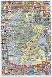 Old Map Of Scotland Historical Scotland Map Art Print Scotland Clan Poster Download Old Scotland Map Art Print Scotland Map Historical Maps
