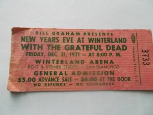 Grateful Seconds: Dead Comes Dancin into 1972: December 31, 1971, Break Out  The Same Thing