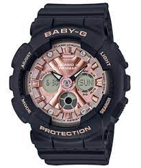 New Baby G Baby G Casio Casio Black Pink Ba 130 1a4 Be Forward Store